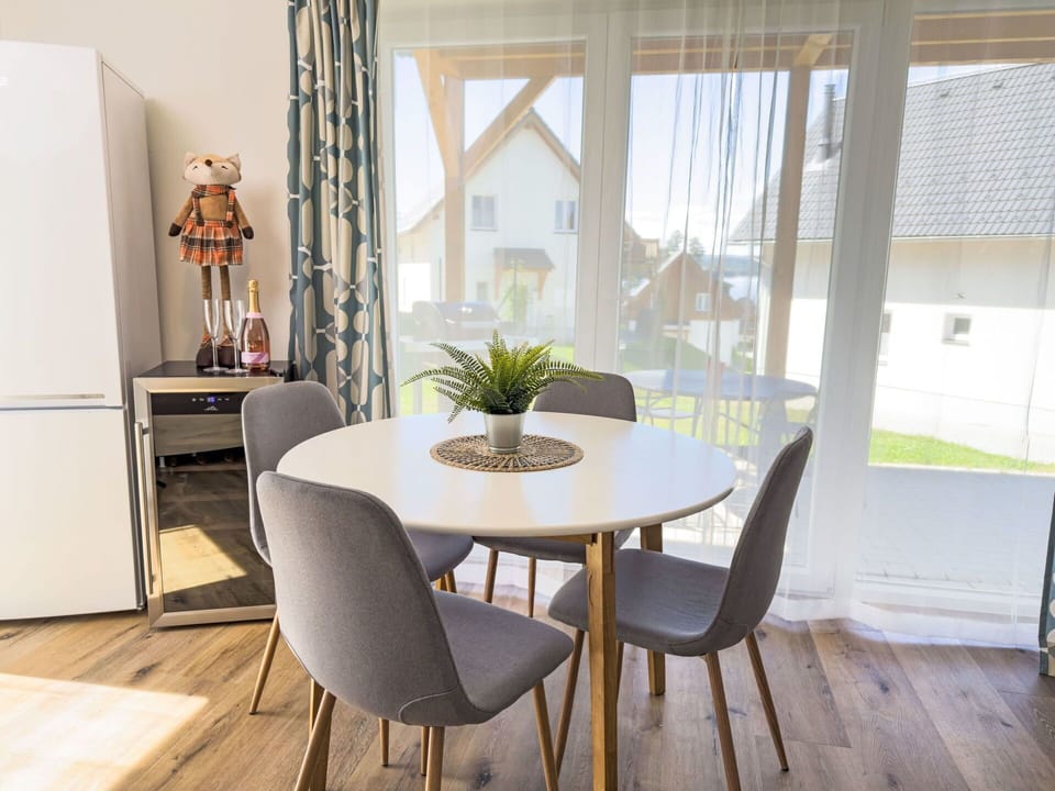 Furniture, Interior Design, Flooring, Floor, Dining Room, Chair, Wood, Kitchen & Dining Room Table, Table, Wood Flooring