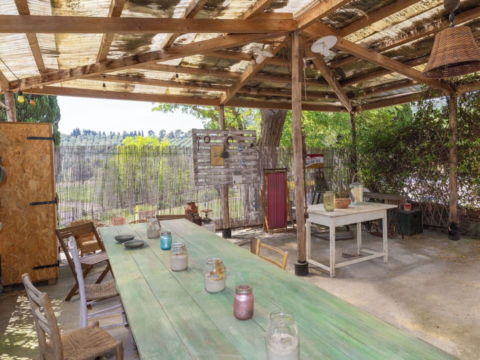 Furniture, Wood, Table, Ceiling, Chair, Outdoor Furniture, Outdoor Table, Outdoor Structure, Shade, Resort