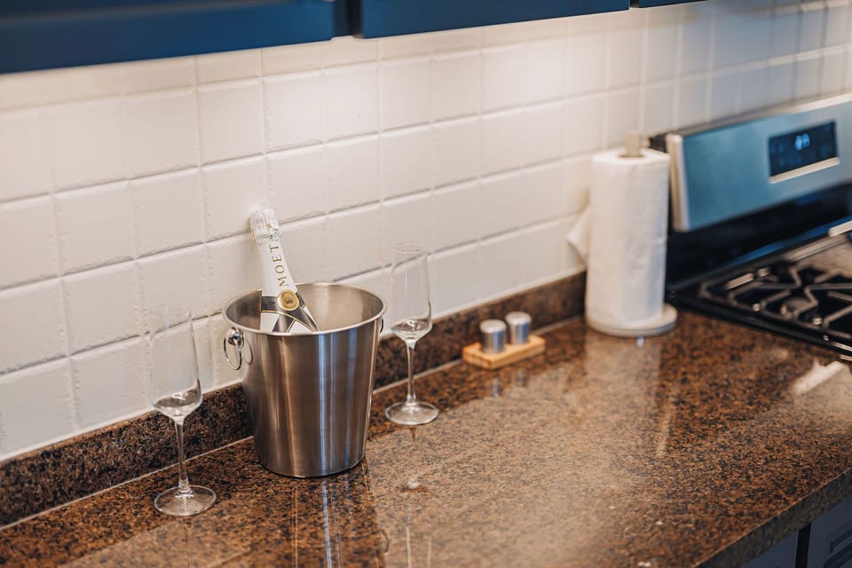 Kitchen counter essentials ready for your stay