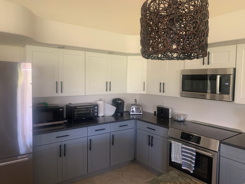 Kitchen with Bosch appliances.