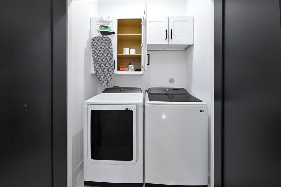 Laundry Closet | Washer/Dryer | Iron/Board | 1st Floor