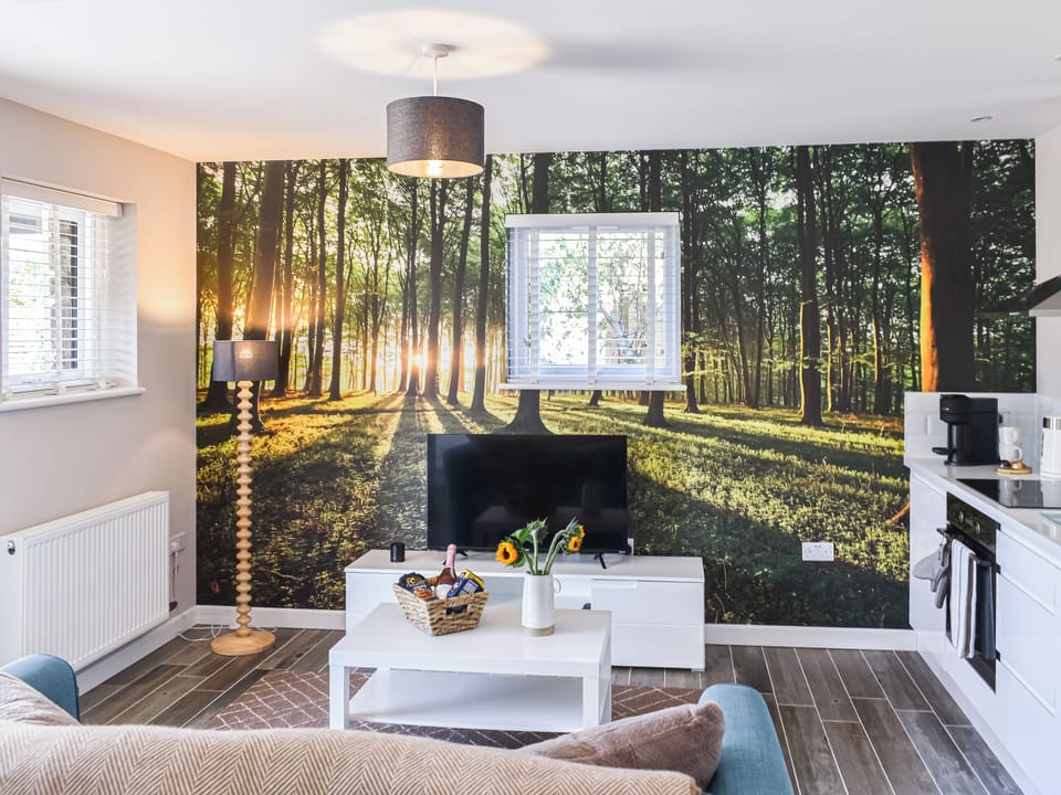 Open plan living space | Oak - Chapel Hill Retreats, Lydney, Forest of dean