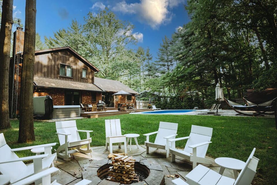 Enjoy pool days, fireside nights, and easy outdoor living at Loma House.