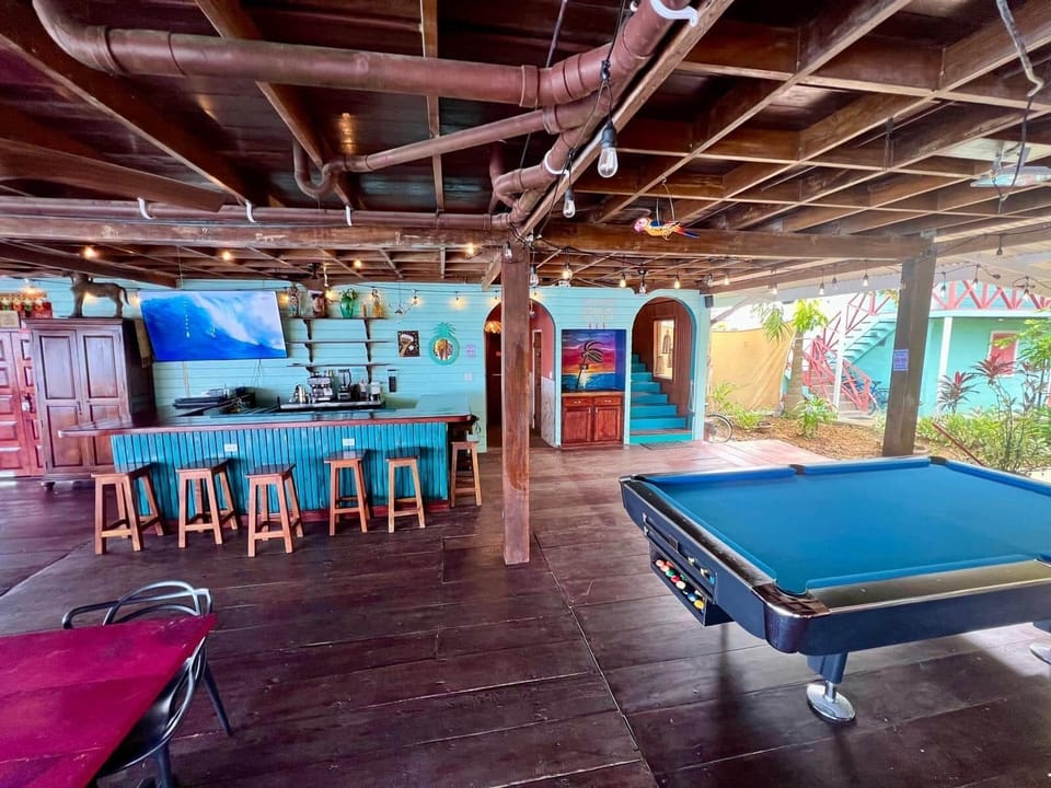 Bar and lounge area