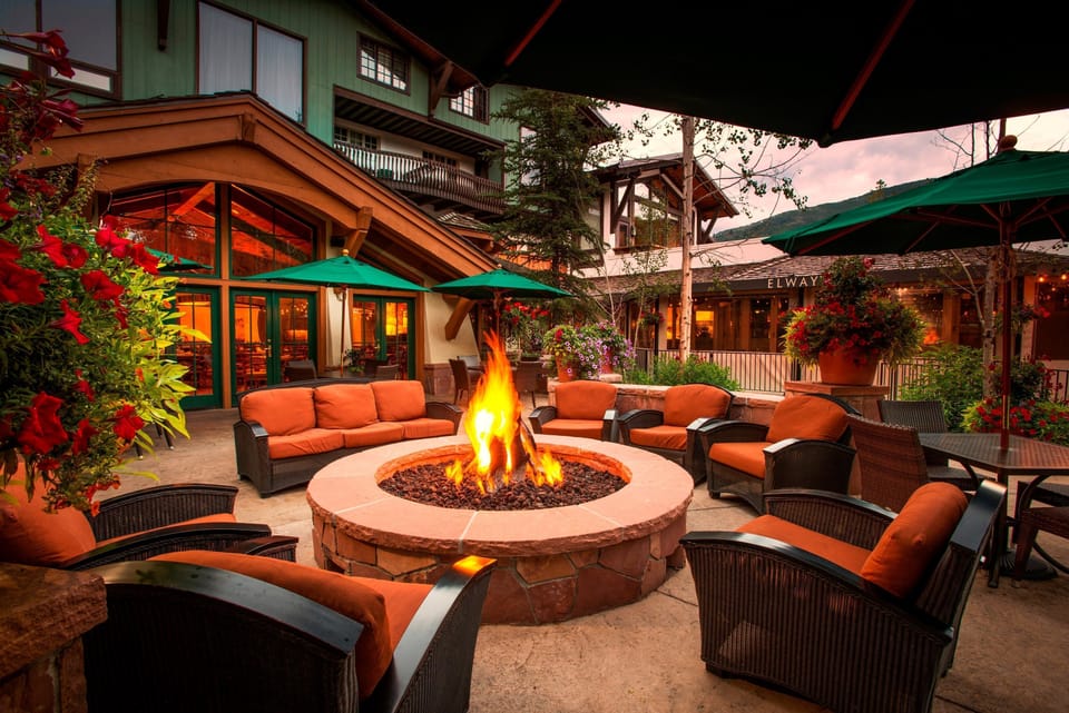 Warm up in front of the fireplace in the communal lounge.