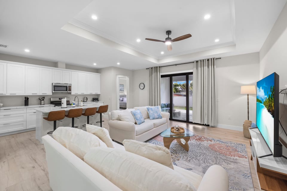 A cozy living room for a comfy day in!