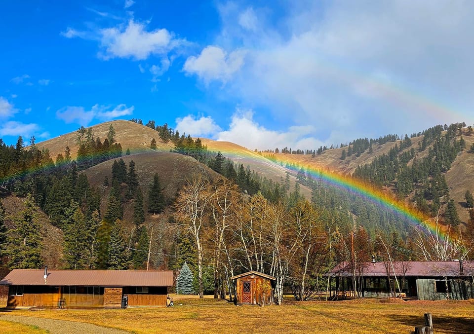 Rainbow after shower