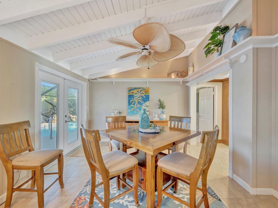 Dining Room Connects Entire Open Area
