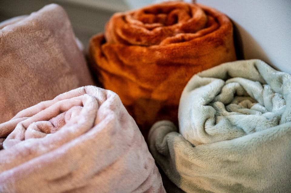 Plenty of blankets for your comfort