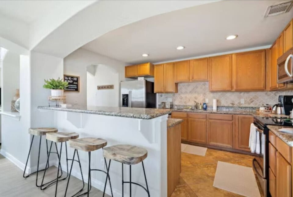 Whip up delicious meals in this charming kitchen