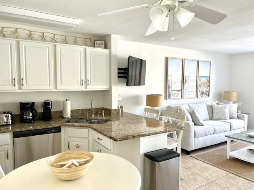 Kitchen and Living Room