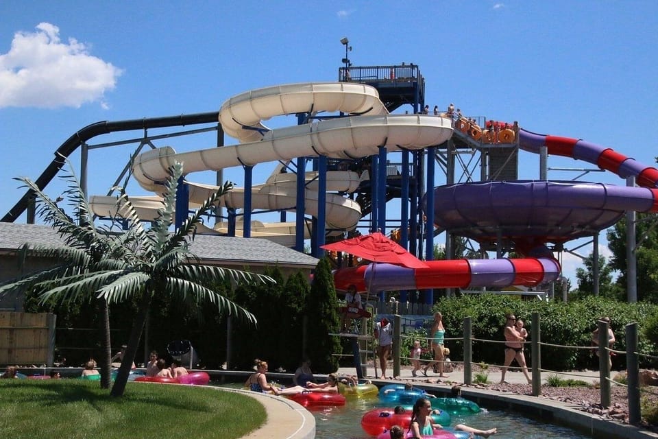 Dive into thrilling slides and soak up sunny poolside fun