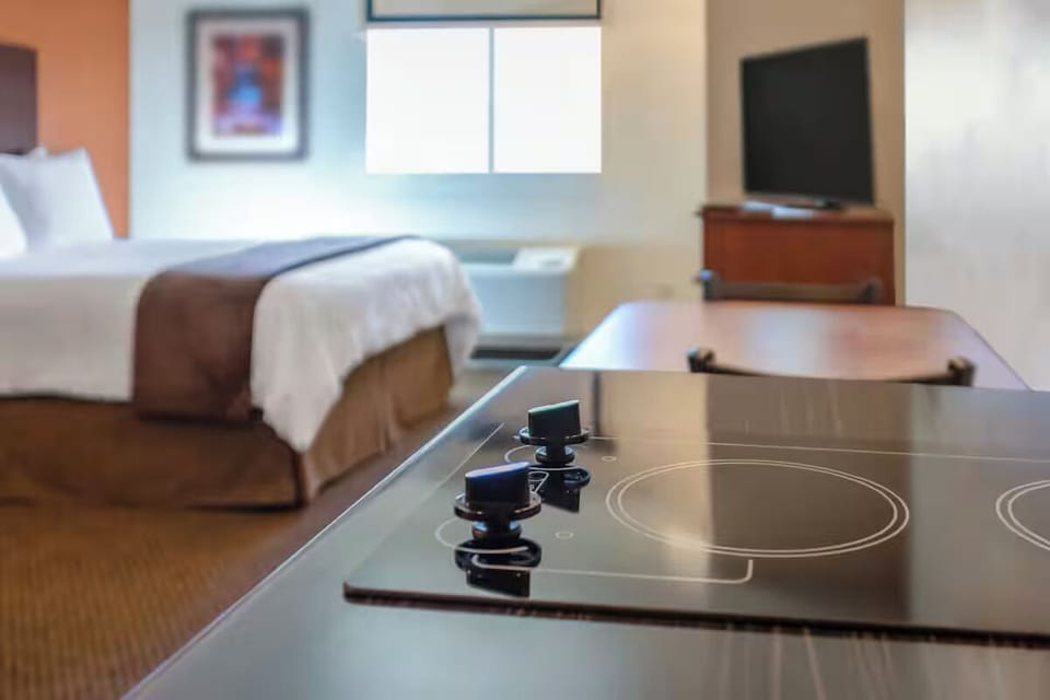 Bedroom. Interior and views may vary by availability.