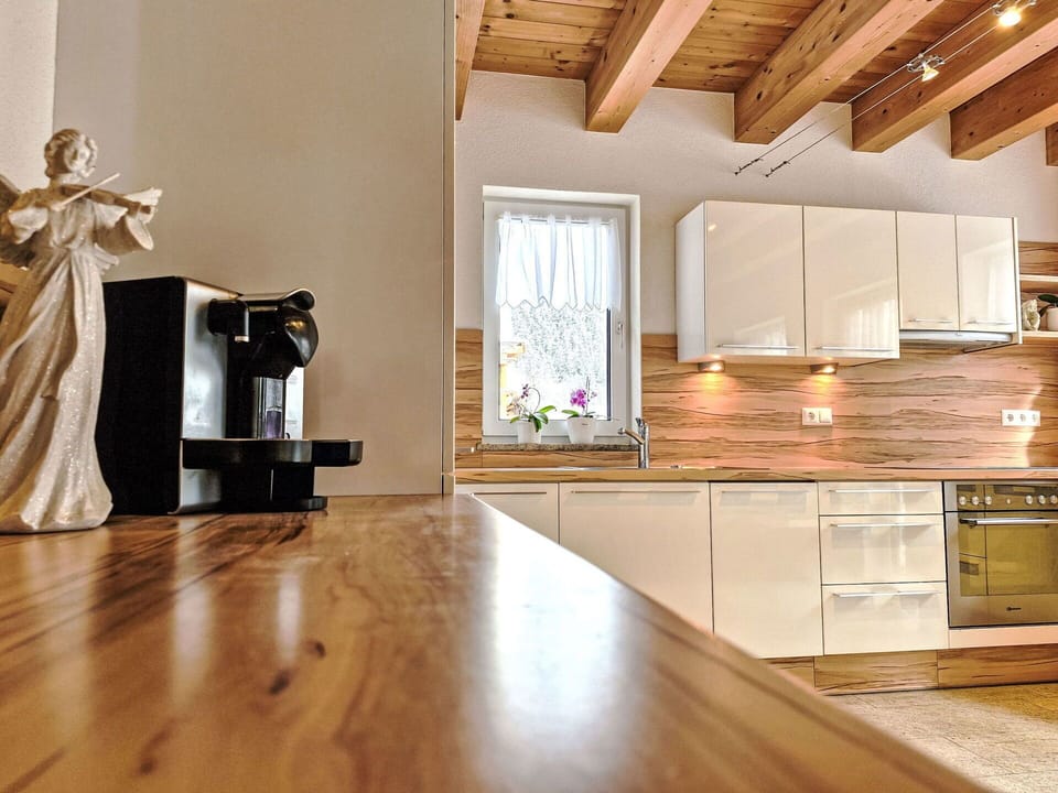 Flooring, Countertop, Interior Design, Furniture, Kitchen, Wood, Floor, Cabinetry, Wood Flooring, Home