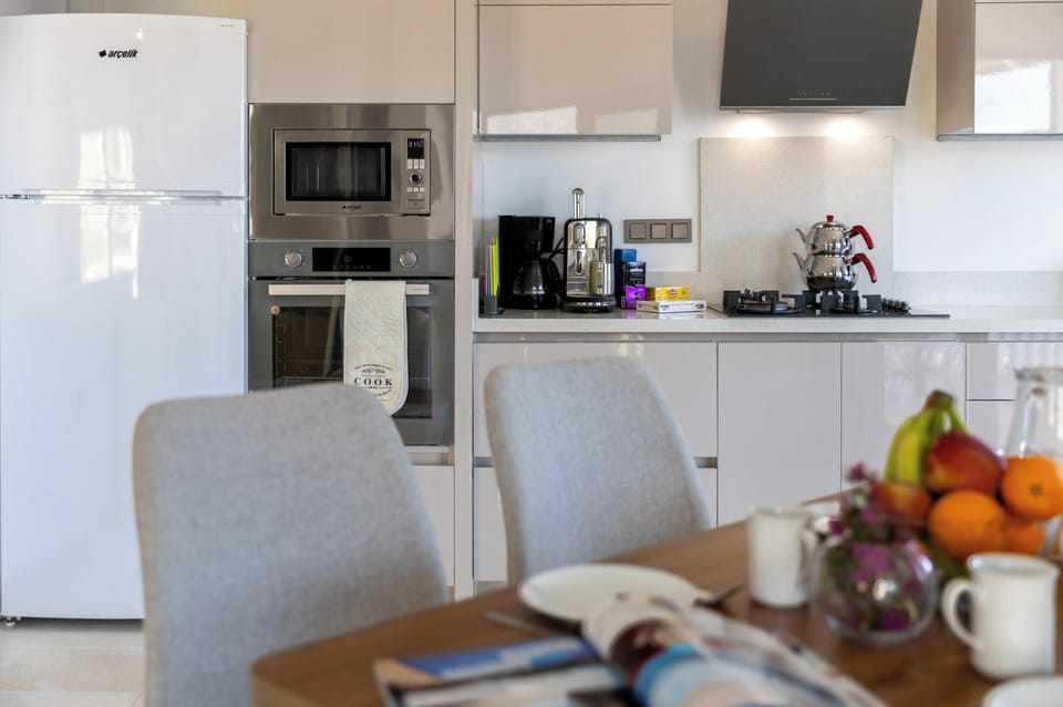 Modern lounge and dining areas