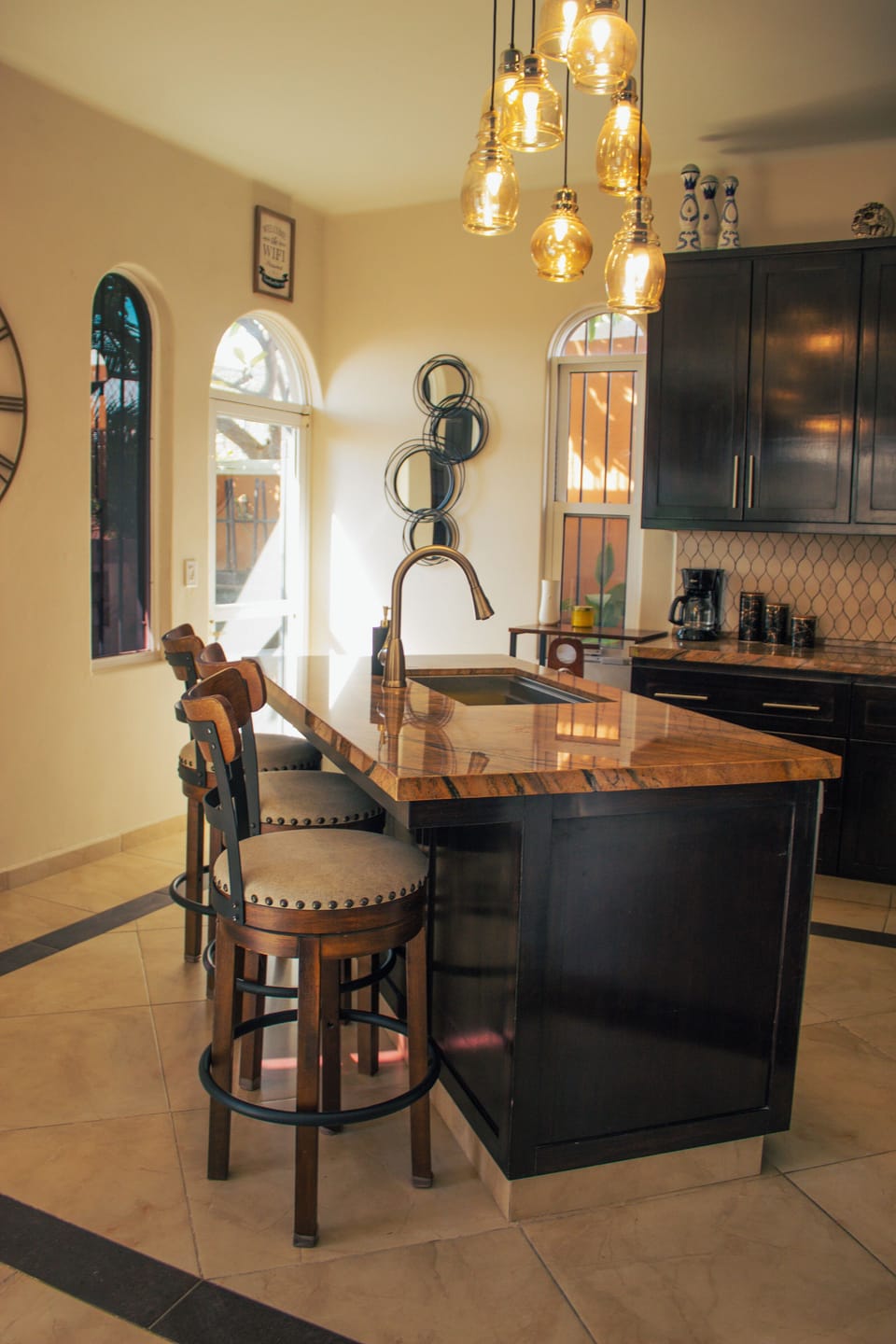 Kitchen Island with Bar Seating

