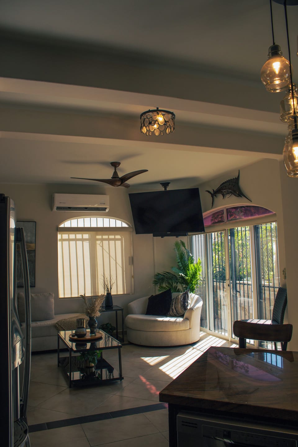 Comfortable Living Room with TV
