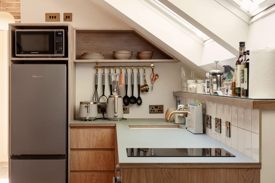 Main space w/ Kitchen