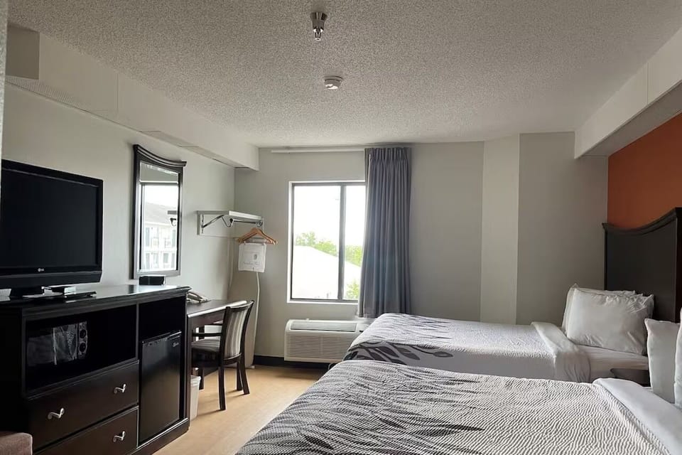 Bedroom. Interior and views may vary based on location and availability