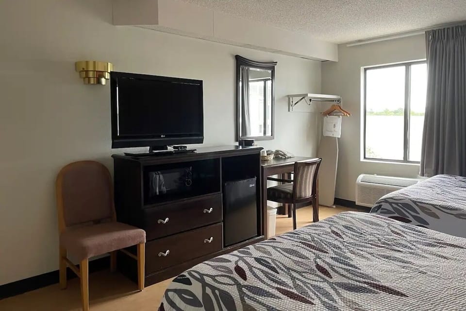 Bedroom. Interior and views may vary based on location and availability