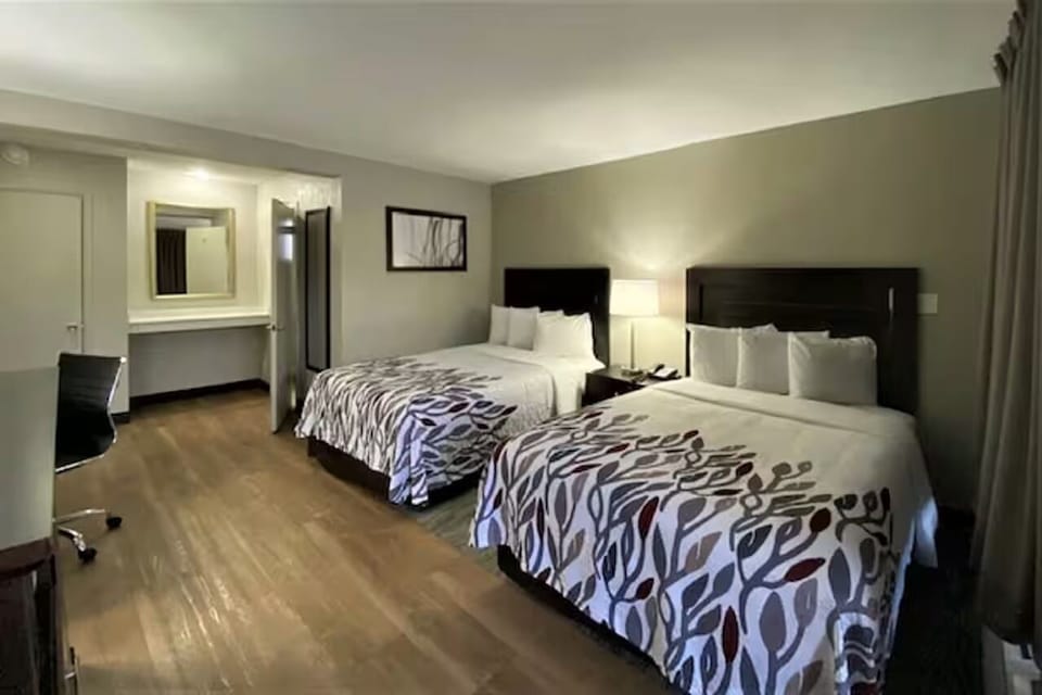 Recharge together in a spacious double room made for comfort