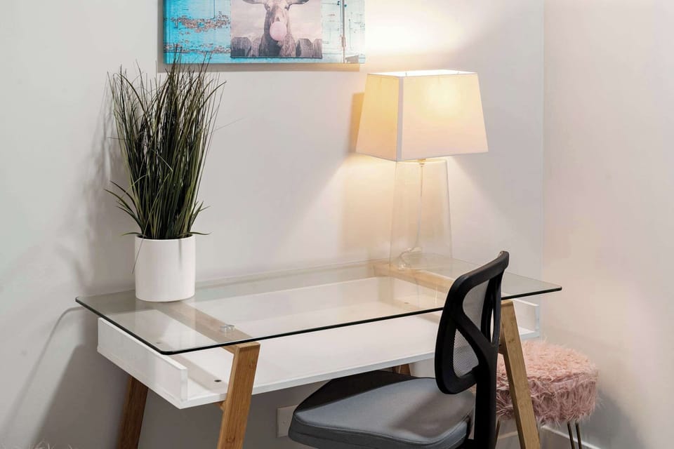 Small office nook perfect for focused work sessions