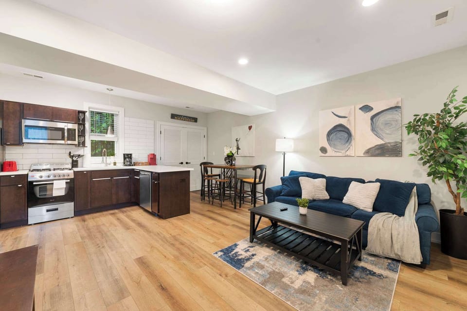 Open living area inviting you to gather, chat & unwind