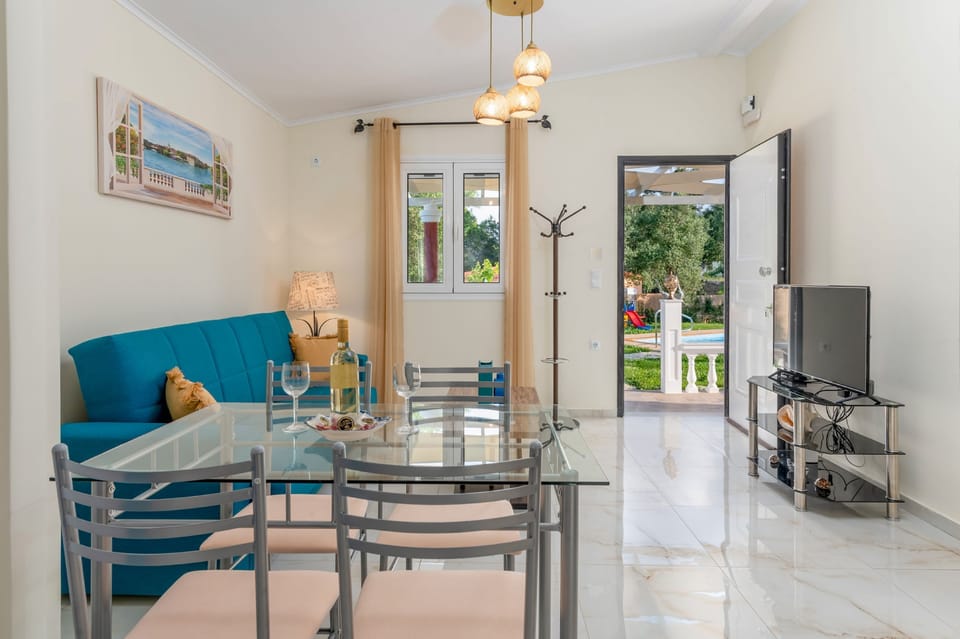 Dining and living area