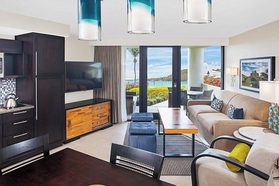 Westin St. John Coral Vista Beachfront - Living room area