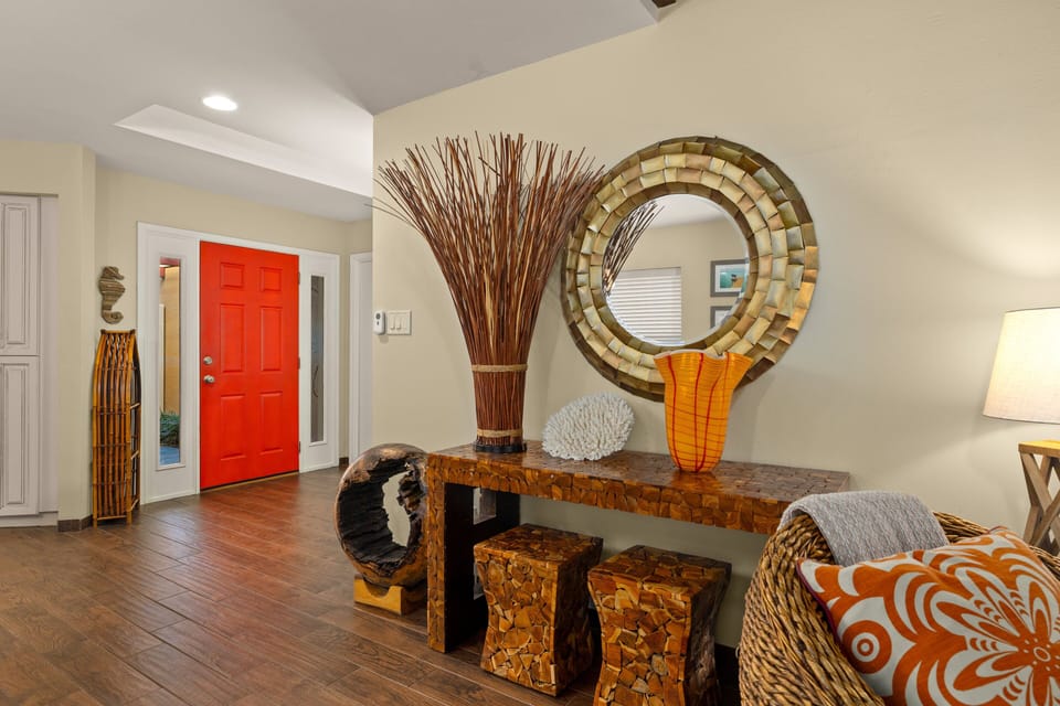 Step inside and feel right at home in this thoughtfully designed coastal retreat.