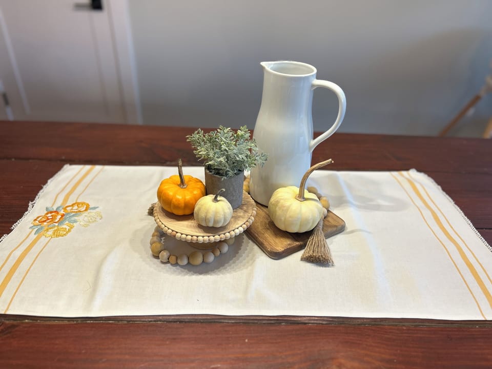 We also love natural fibers.  Look for antique linens throughout the Retreat.