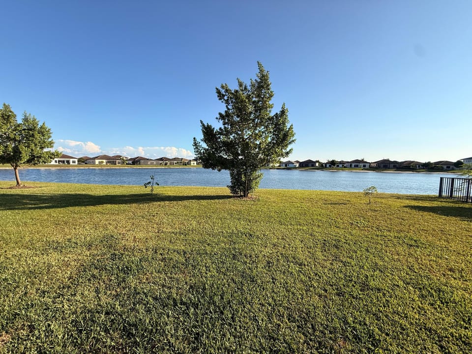 Back yard view of Lake 