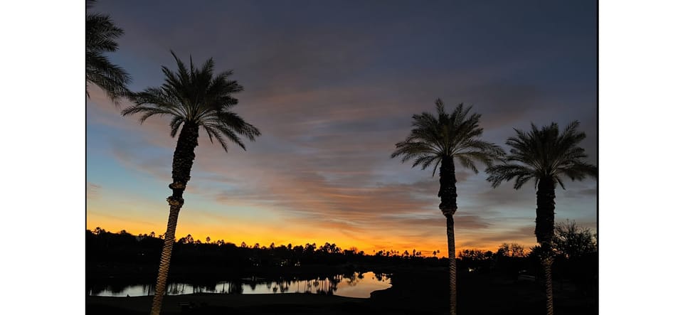 PGA West Nicklaus Course at sunrise.
