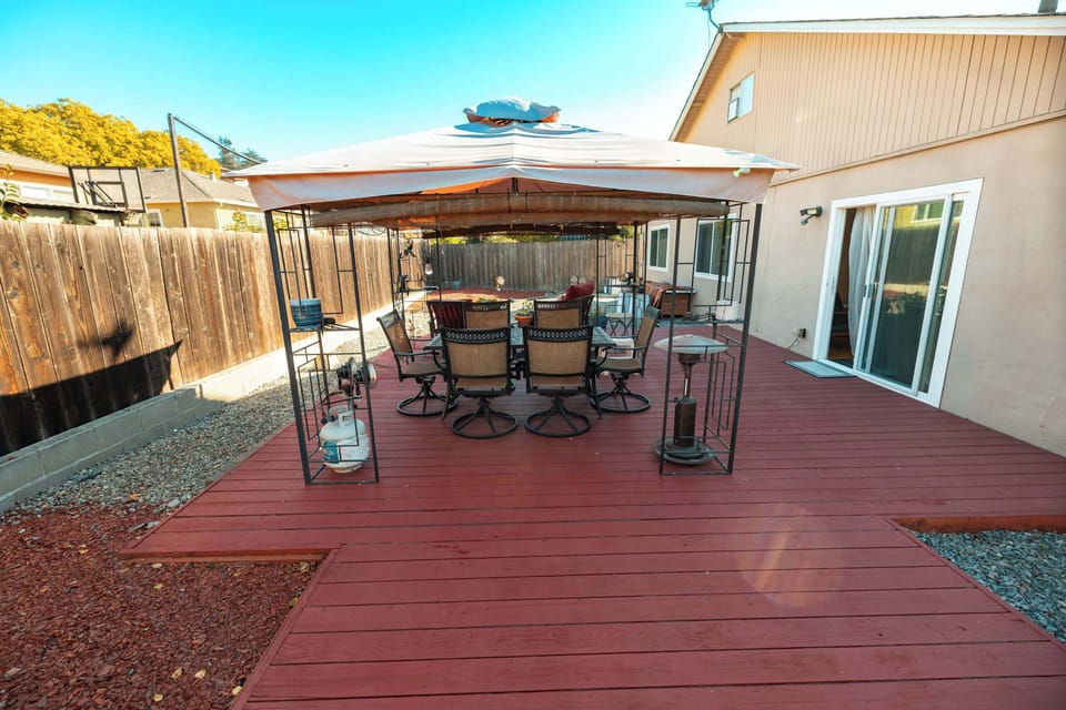 Fire up the grill and enjoy the California sunshine in our expansive, fenced-in backyard.