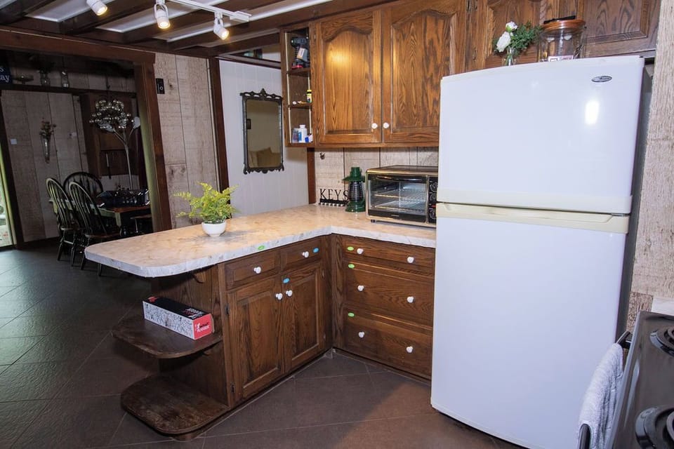 Fully stocked kitchen  
