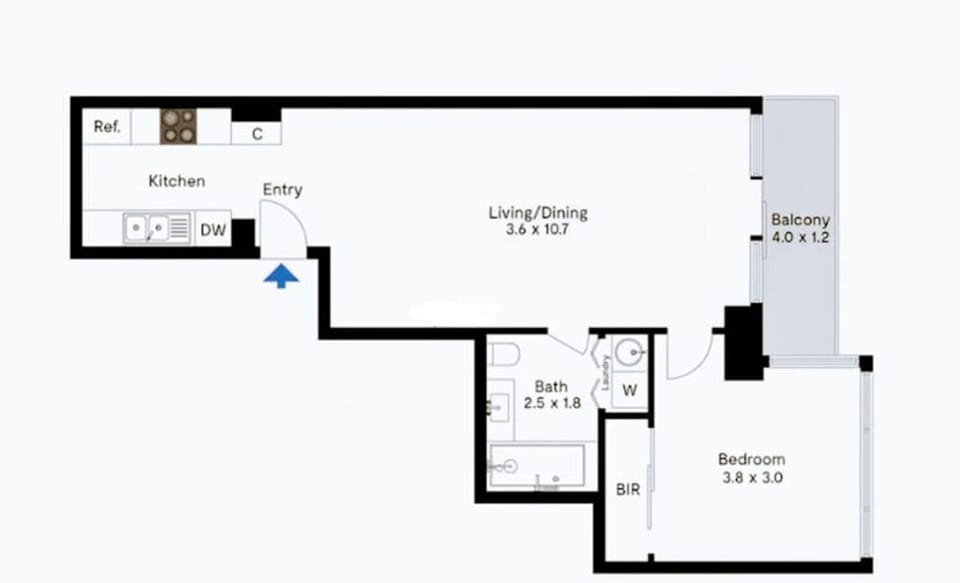 Apartment layout/floor plan