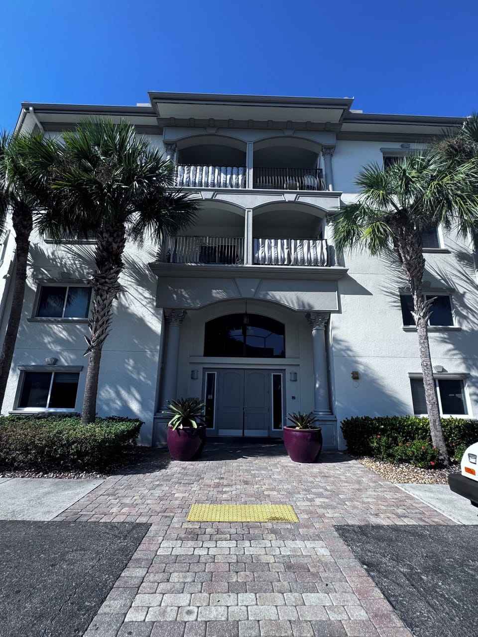 Main entrance to the building