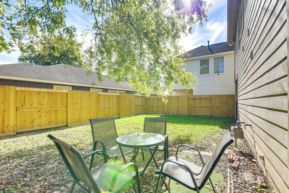 Fenced-In Backyard