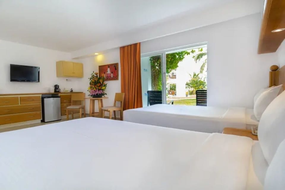 Enjoy easy snacks and drinks with handy in-room kitchenette.