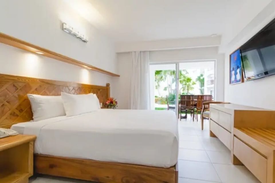 Bedroom. Interior and views may vary based on location and availability