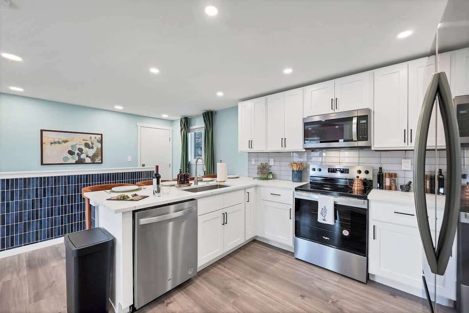 Modern appliances, ample space, and all the essentials for feel-at-home meals.