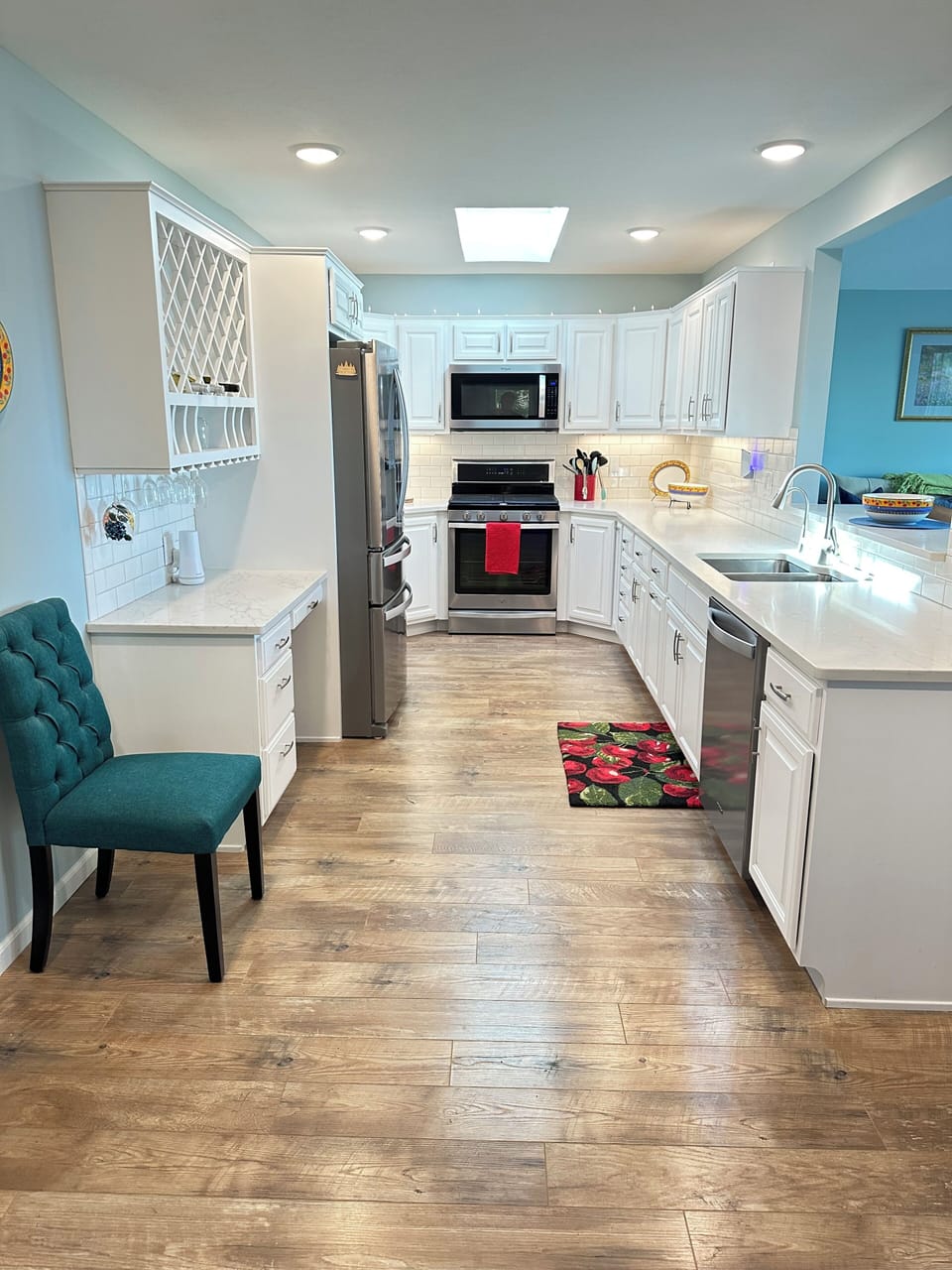 Updated kitchen.