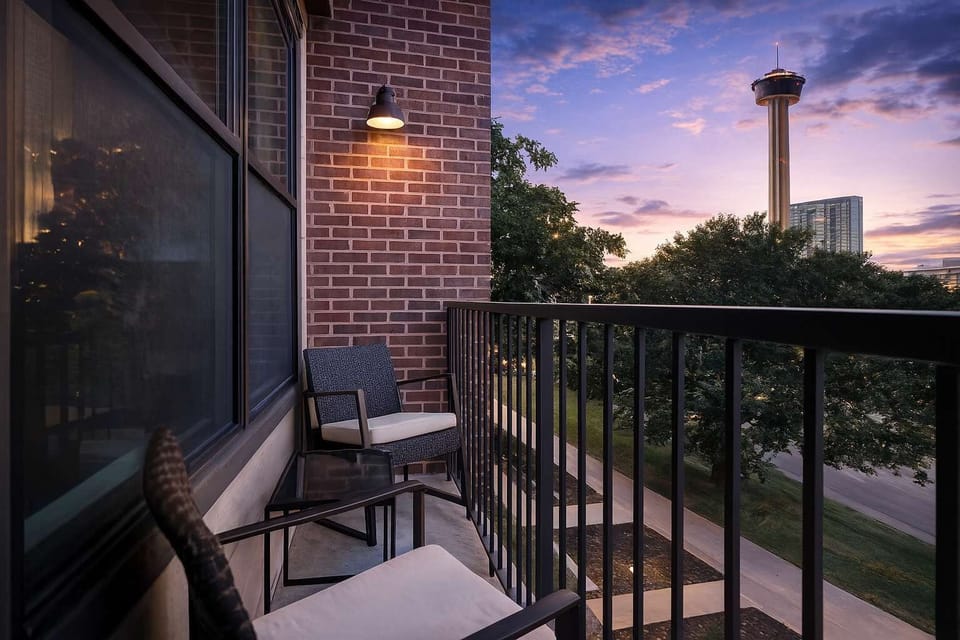Charming Balcony Perfect for Morning Coffee or Sunset Views