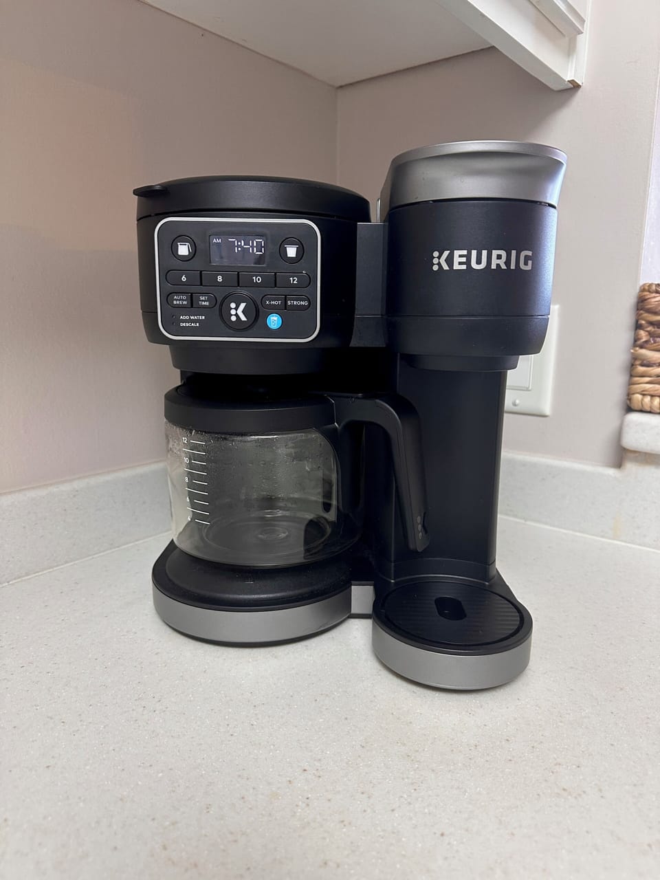 Keurig Duo for your morning coffee. 