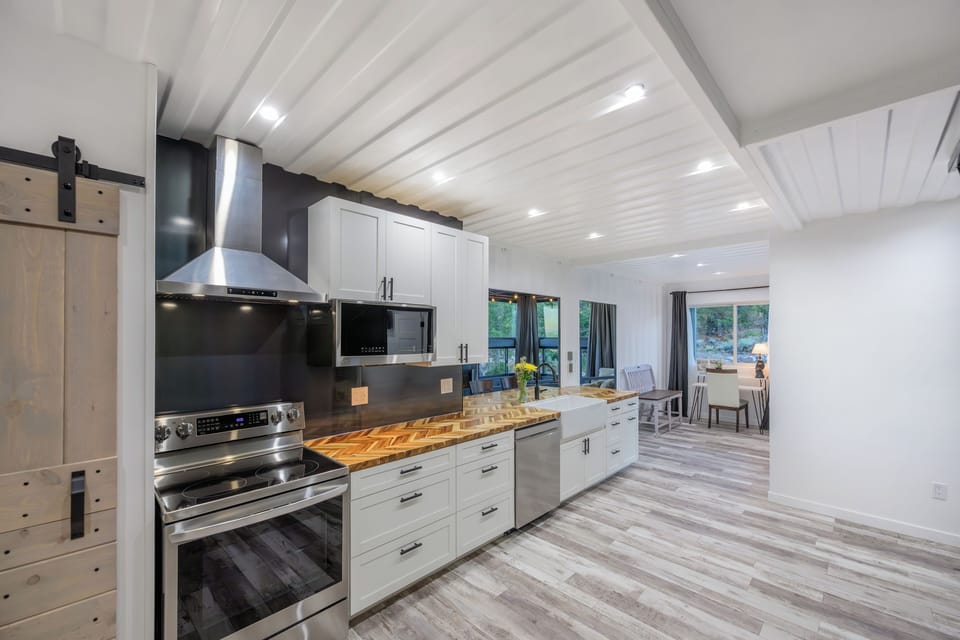 Kitchen has plenty of Space & flows Naturally!