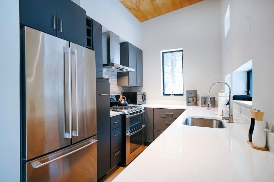 Our kitchen stocked with high-end cookware and everything you will need to cook a greta meal.