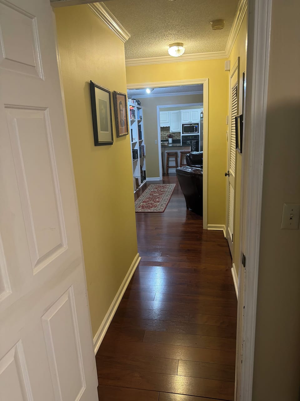 View of kitchen from primary room