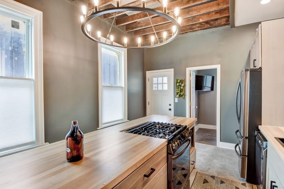 Where great meals begin — a fully equipped kitchen.