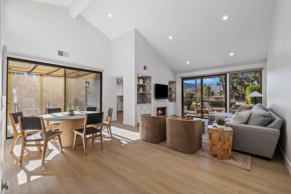 Living Room and Dining Room
