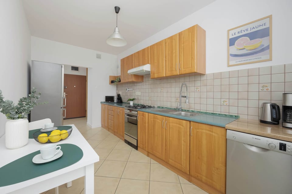 Bright, functional kitchen perfect for preparing home-style meals.